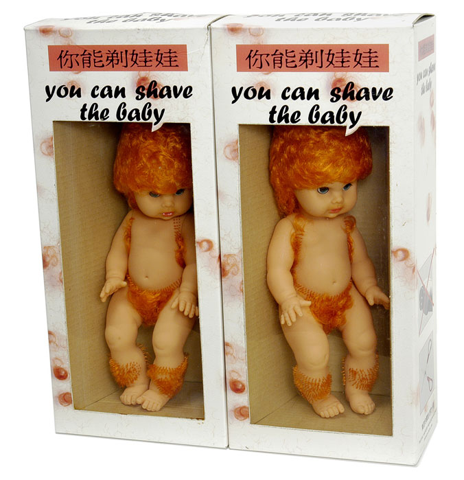 You can shave the baby